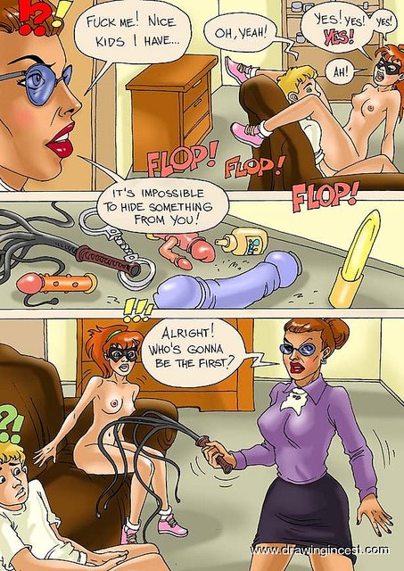 DrawingIncest - Sis finds some toys in the cupboard